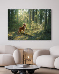 After Hover: Hund im Wald