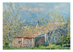 Claude Monet - Gärtner-Häuschen in Antibes