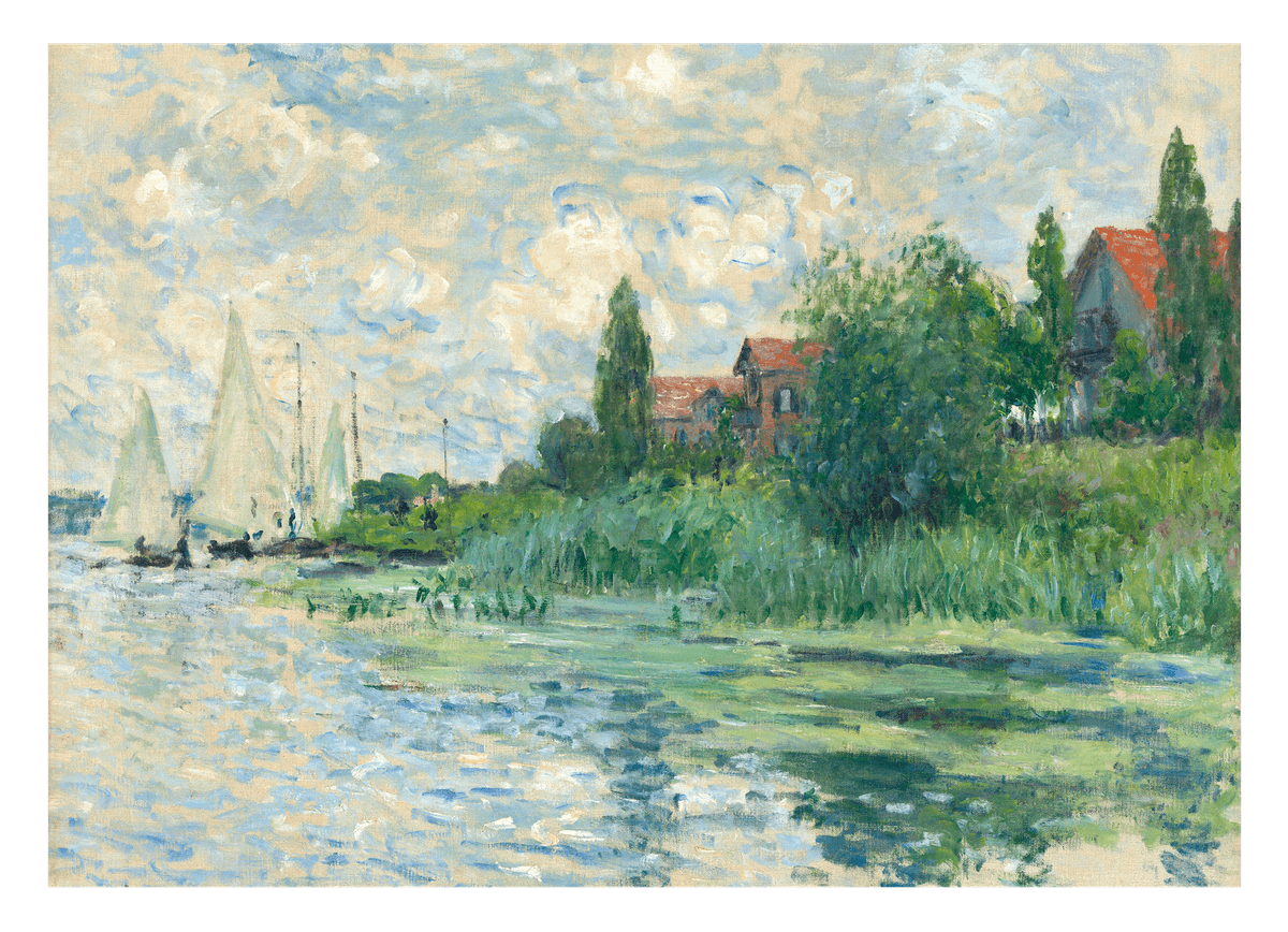 Claude Monet - Les bords de la seine au petit gennevilliers