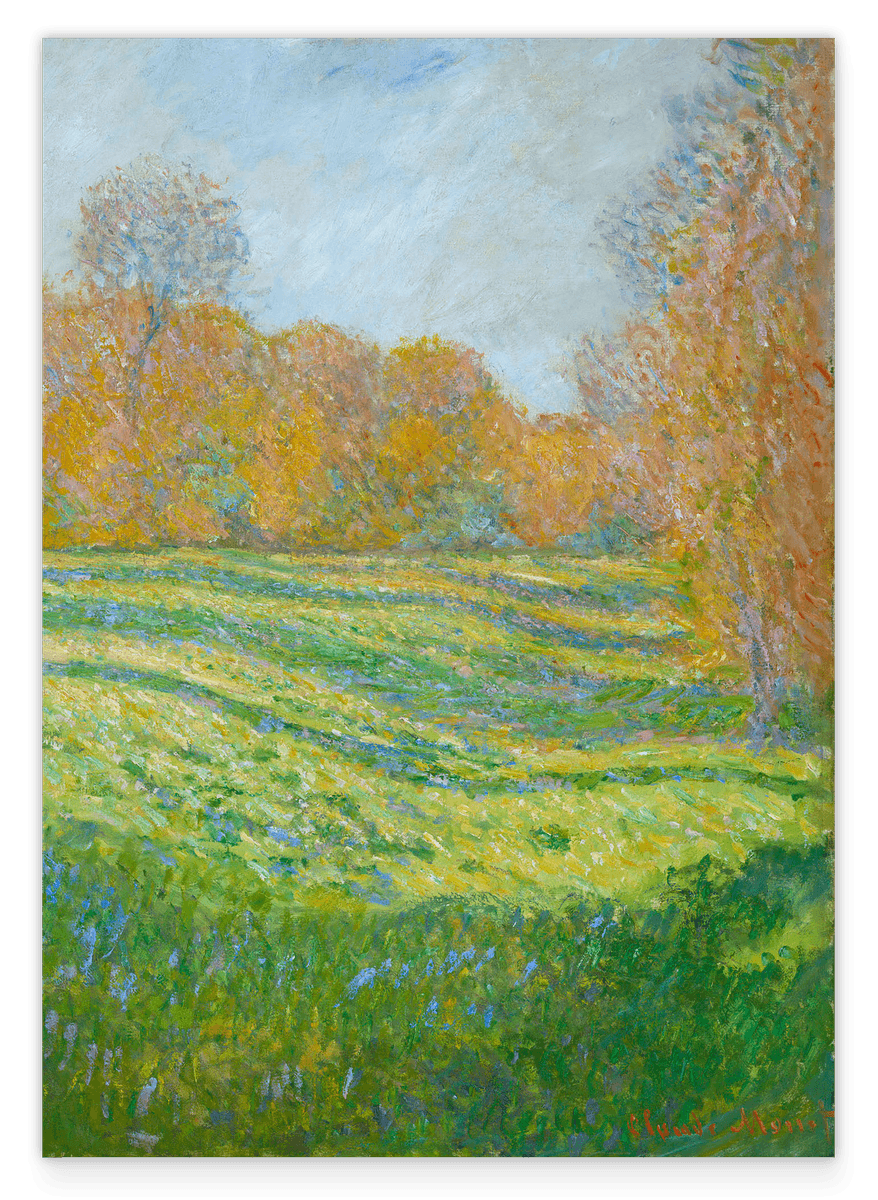 Claude Monet - Wiese in Giverny