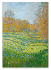 Claude Monet - Wiese in Giverny