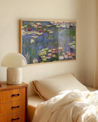 After Hover: Claude Monet Seerosen Gemälde als Kunstdruck für Wohnzimmer, Schlafzimmer