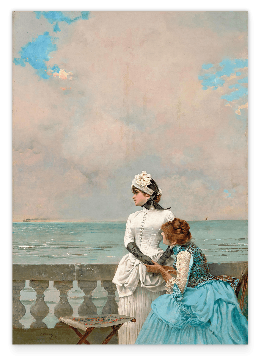Vittorio Matteo Corcos - Zwei Damen am Wasser