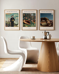 After Hover: Set aus 3 Postern: Klassiker von Henri Rousseau
