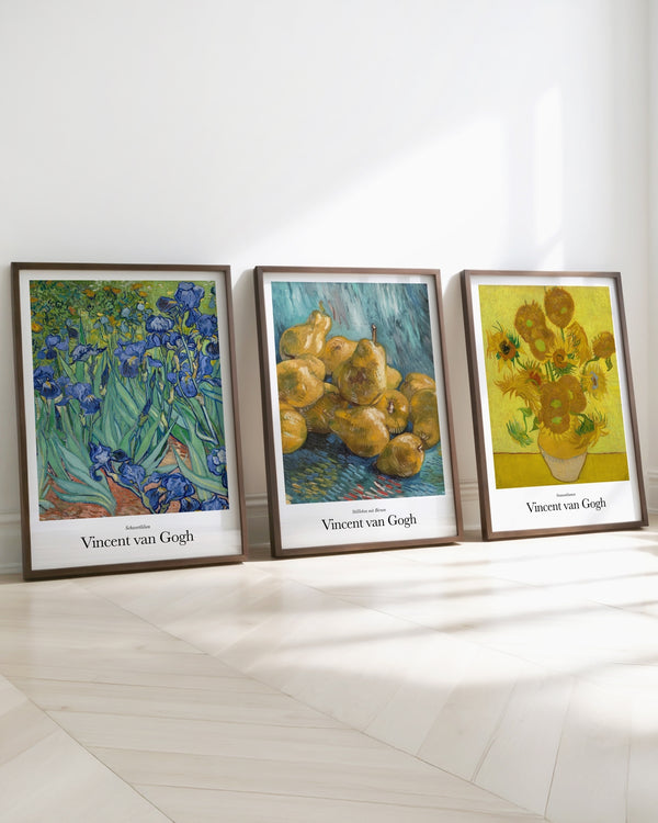 Set aus 3 Postern: Vincent van Gogh Stillleben