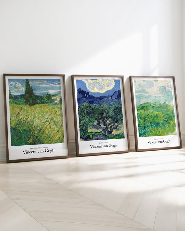 Set aus 3 Postern: "Sommerfelder"