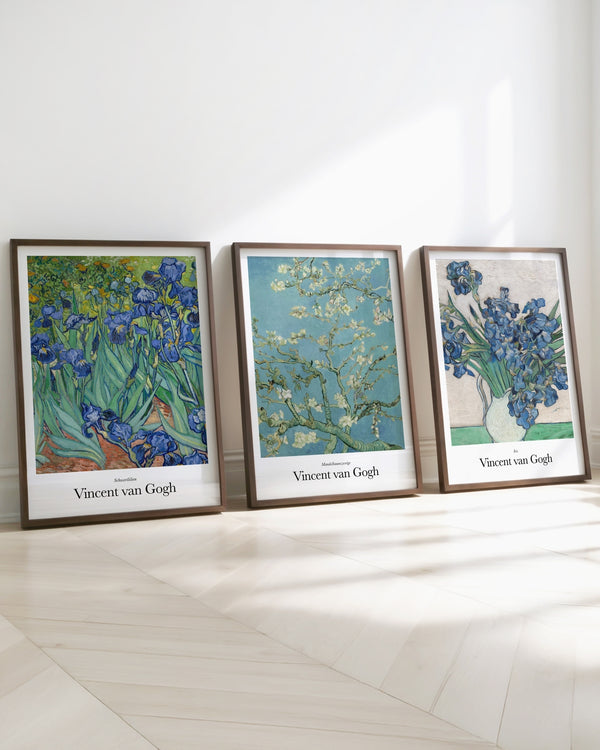 Set aus 3 Postern: "Blumen"