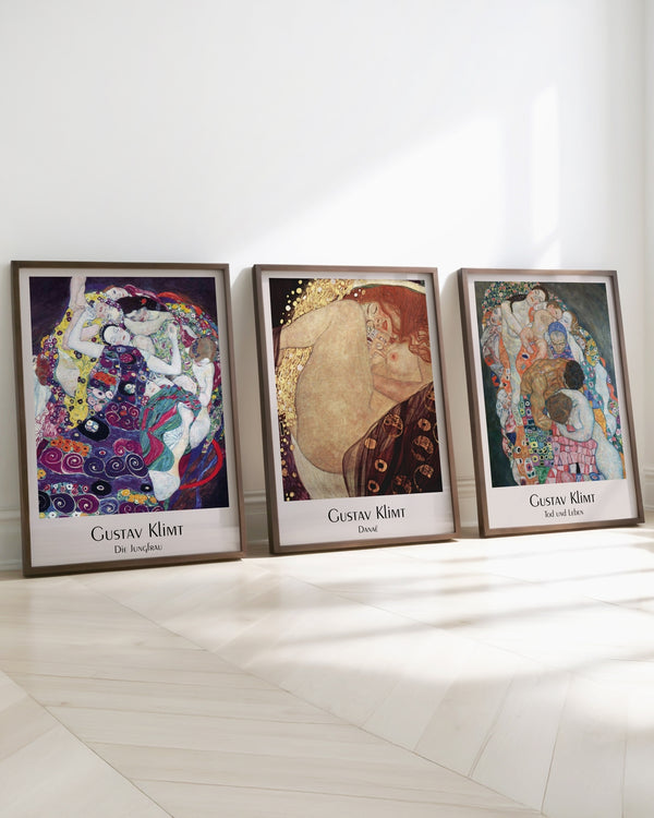 Set aus 3 Postern: "Tod und Leben"