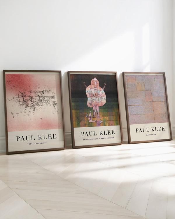 Set aus 3 Postern: "Szenen in rosé"