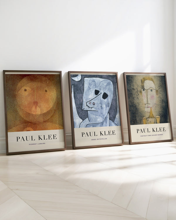 Set aus 3 Postern: "Abstrakte Portraits"