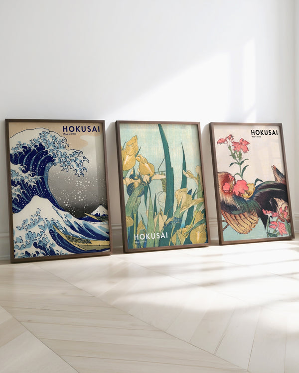 Set aus 3 japanischen Postern: "Natur"