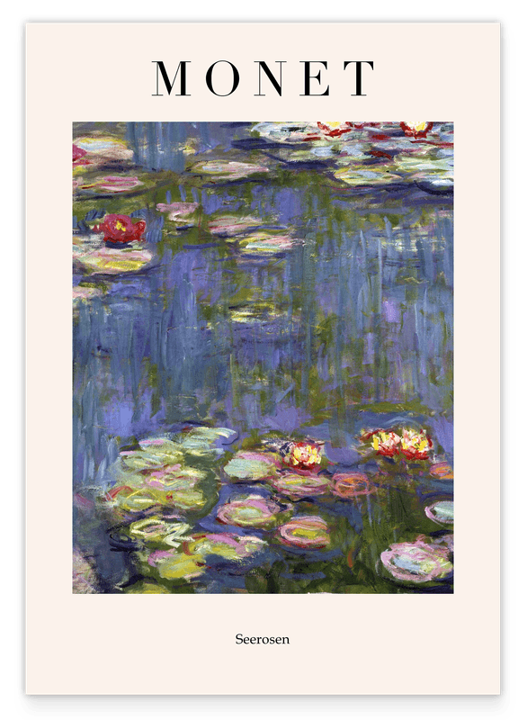 Claude Monet - Museum-Poster Seerosen III