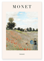 Claude Monet - Museum-Poster Mohnfeld