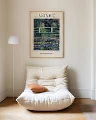 After Hover: Claude Monet - Museum-Poster Seerosen und japanische Brücke