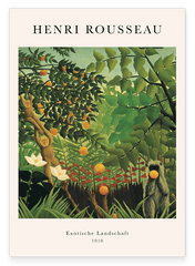 Henri Rousseau - Museum-Poster Exotische Landschaft