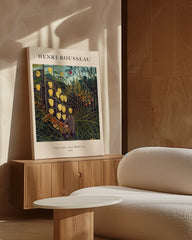 After Hover: Henri Rousseau - Museum-Poster Tiger fällt einen Büffel an