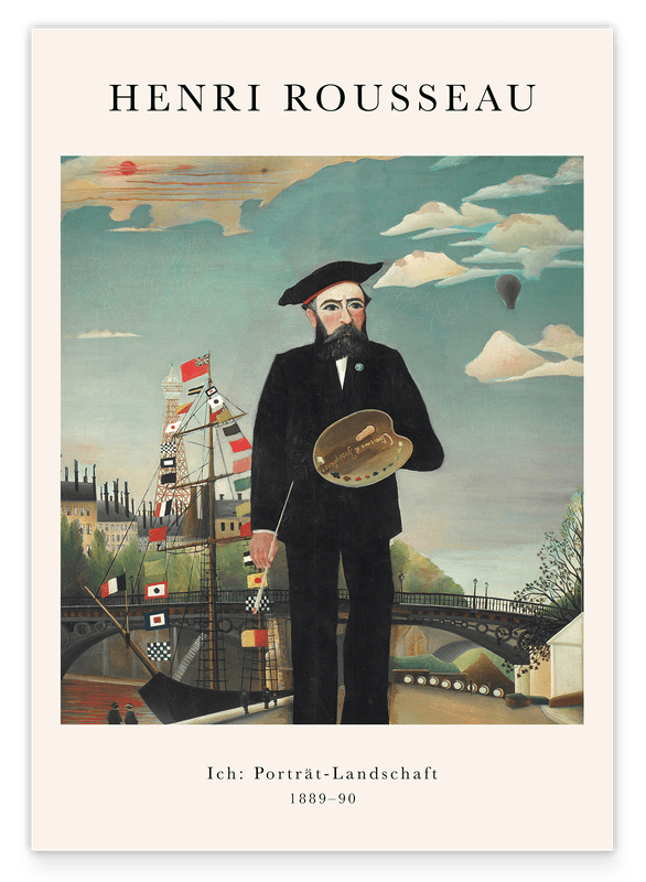 Henri Rousseau - Museum-Poster Ich: Portät-Landschaft