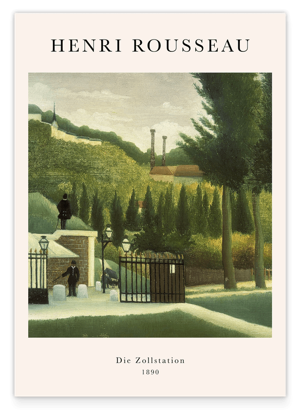 Henri Rousseau - Museum-Poster Die Zollstation