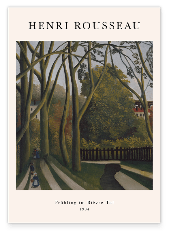 Henri Rousseau - Museum-Poster Frühling im Bièvre-Tal