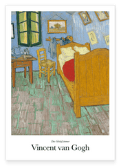 Vincent van Gogh - Museum-Poster Das Schlafzimmer