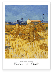 Vincent van Gogh - Museum-Poster Getreide-Ernte in der Provence