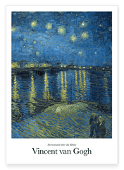 Vincent van Gogh - Museum-Poster Sternennacht über der Rhône