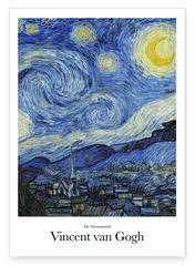 Vincent van Gogh - Museum-Poster Die Sternennacht