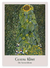 Gustav Klimt - Museum-Poster Die Sonnenblume