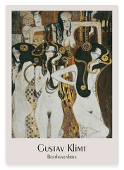 Gustav Klimt - Museum-Poster Beethovenfries II