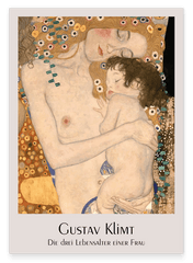 Gustav Klimt - Museum-Poster Die drei Lebensalter einer Frau I