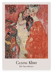 Gustav Klimt - Museum-Poster Die Freundinnen