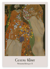 Gustav Klimt - Museum-Poster Wasserschlangen II