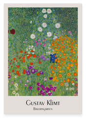 Gustav Klimt - Museum-Poster Bauerngarten