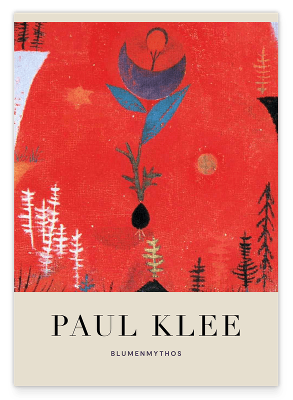 Paul Klee - Museum-Poster Blumenmythos