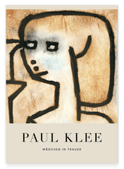 Paul Klee - Museum-Poster Mädchen in Trauer