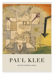 Paul Klee - Museum-Poster Abstürzender Vogel