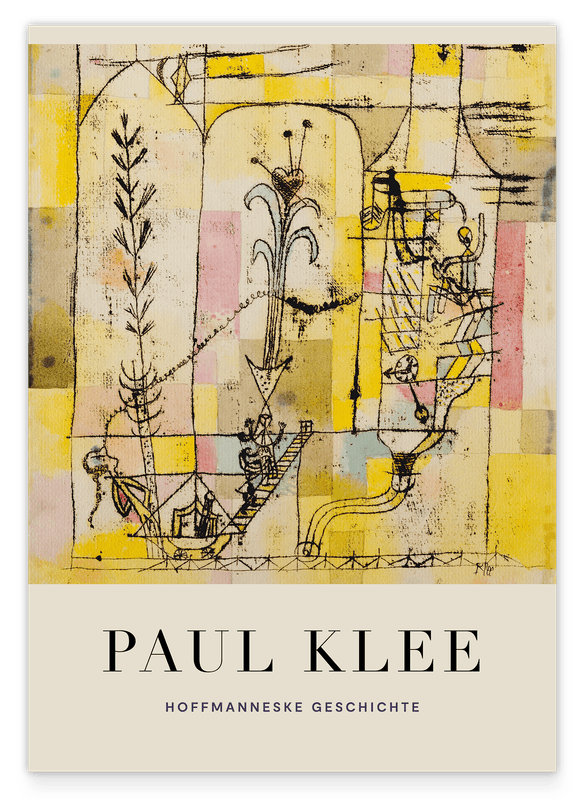 Paul Klee - Museum-Poster Hoffmanneske Geschichte