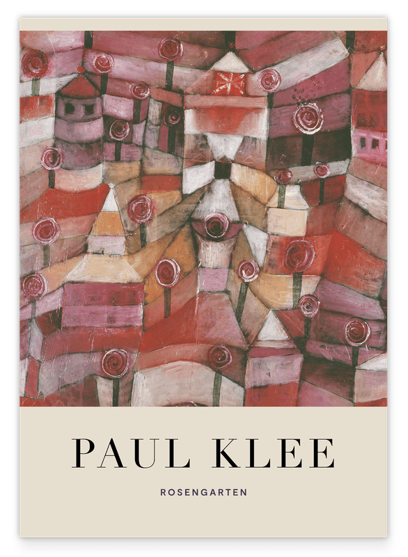 Paul Klee - Museum-Poster Rosengarten