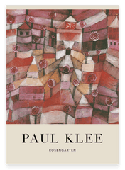 Paul Klee - Museum-Poster Rosengarten