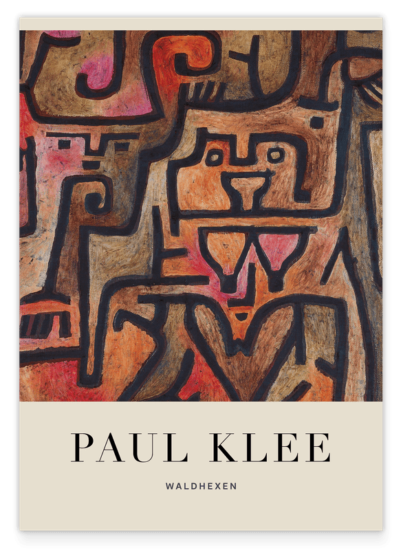 Paul Klee - Museum-Poster Waldhexen