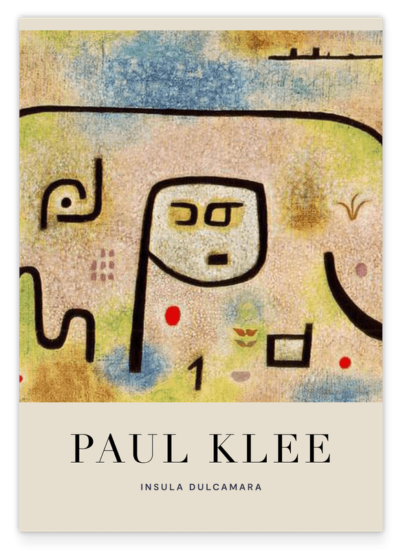 Paul Klee - Museum-Poster Insula Dulcamara