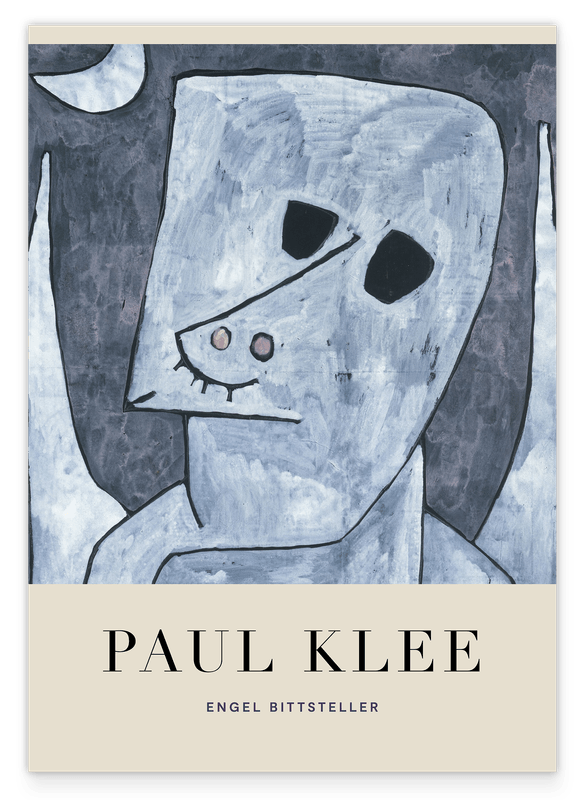 Paul Klee - Museum-Poster Engel Bittsteller