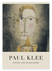 Paul Klee - Museum-Poster Portrait eines gelben Mannes