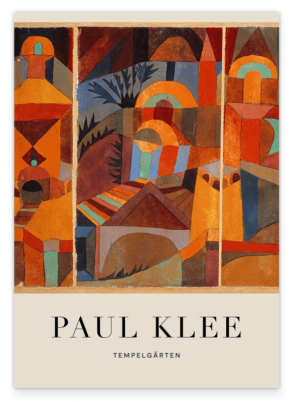 Paul Klee - Museum-Poster Tempelgärten