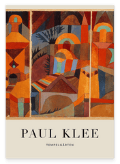 Paul Klee - Museum-Poster Tempelgärten