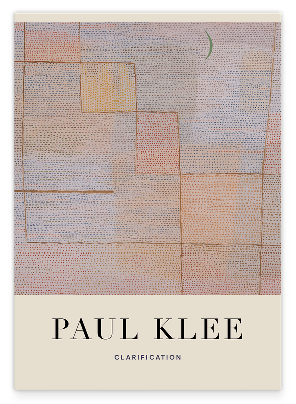 Paul Klee - Museum-Poster Clarification