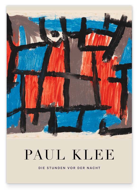 Paul Klee - Museum-Poster Die Stunden vor der Nacht