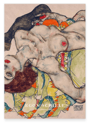 Egon Schiele - Museum-Poster II Sich liebende Frauen