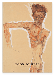 Egon Schiele - Museum-Poster Selbstportät