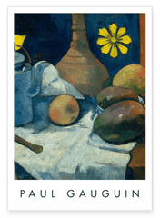 Paul Gauguin - Museum-Poster Stillleben mit Tee-Kanne und Früchten